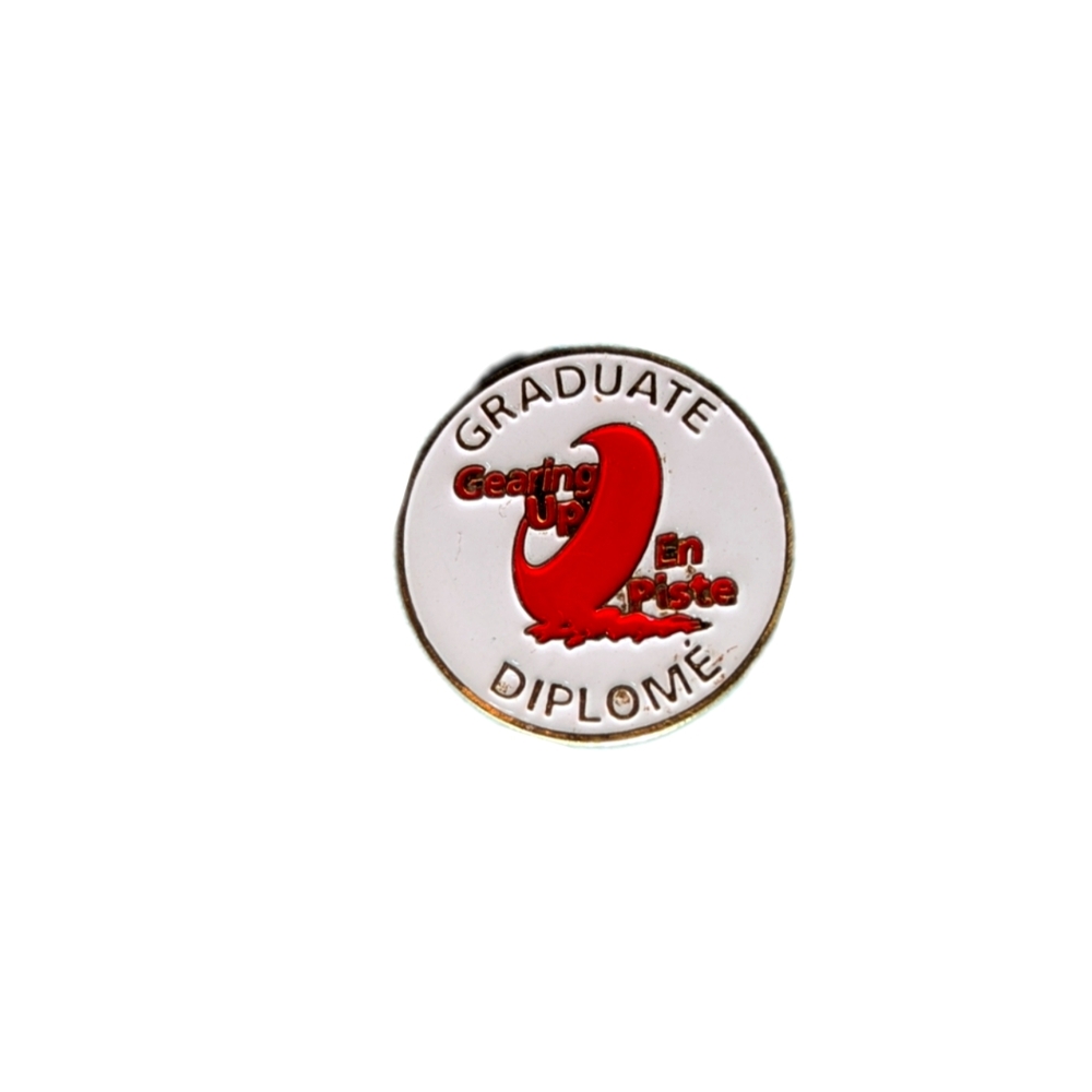 (3 for $20)  Graduate - Gearin Up      Lapel Pin